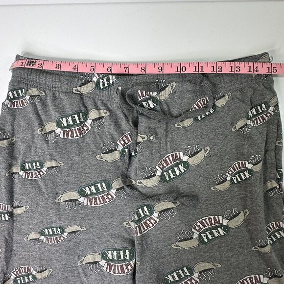 Friends Central Perk Pajama Lounge Pants Pockets Sleepwear 90s Y2K TV Show Small - Picture 10 of 12